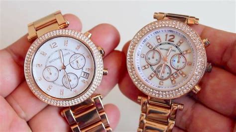 mk watch original vs fake|michael kors watch mk case.